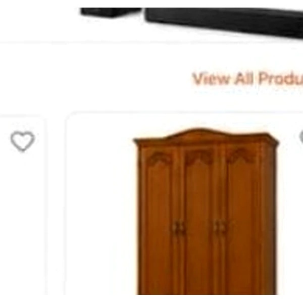 Wooden Wardrobe 3 Door